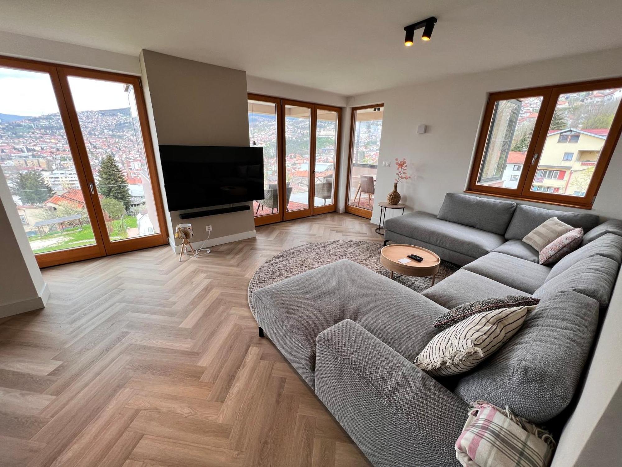 The Penthouse Sarajevo Apartment Phòng bức ảnh